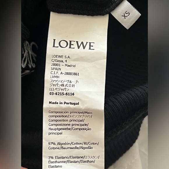 Loewe cropped tank in black - Picture 5 of 6